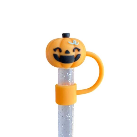 NWT CharCharms Halloween Straw Toppers 4-Pack - Picture 3 of 6